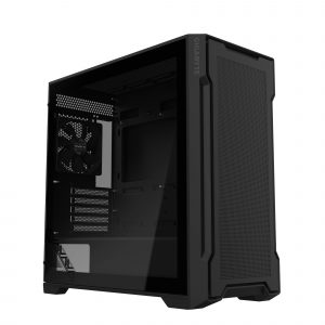 Case GIGABYTE GB-C102G MidiTower Case product features Transparent panel Not included MicroATX MiniITX Colour Black
