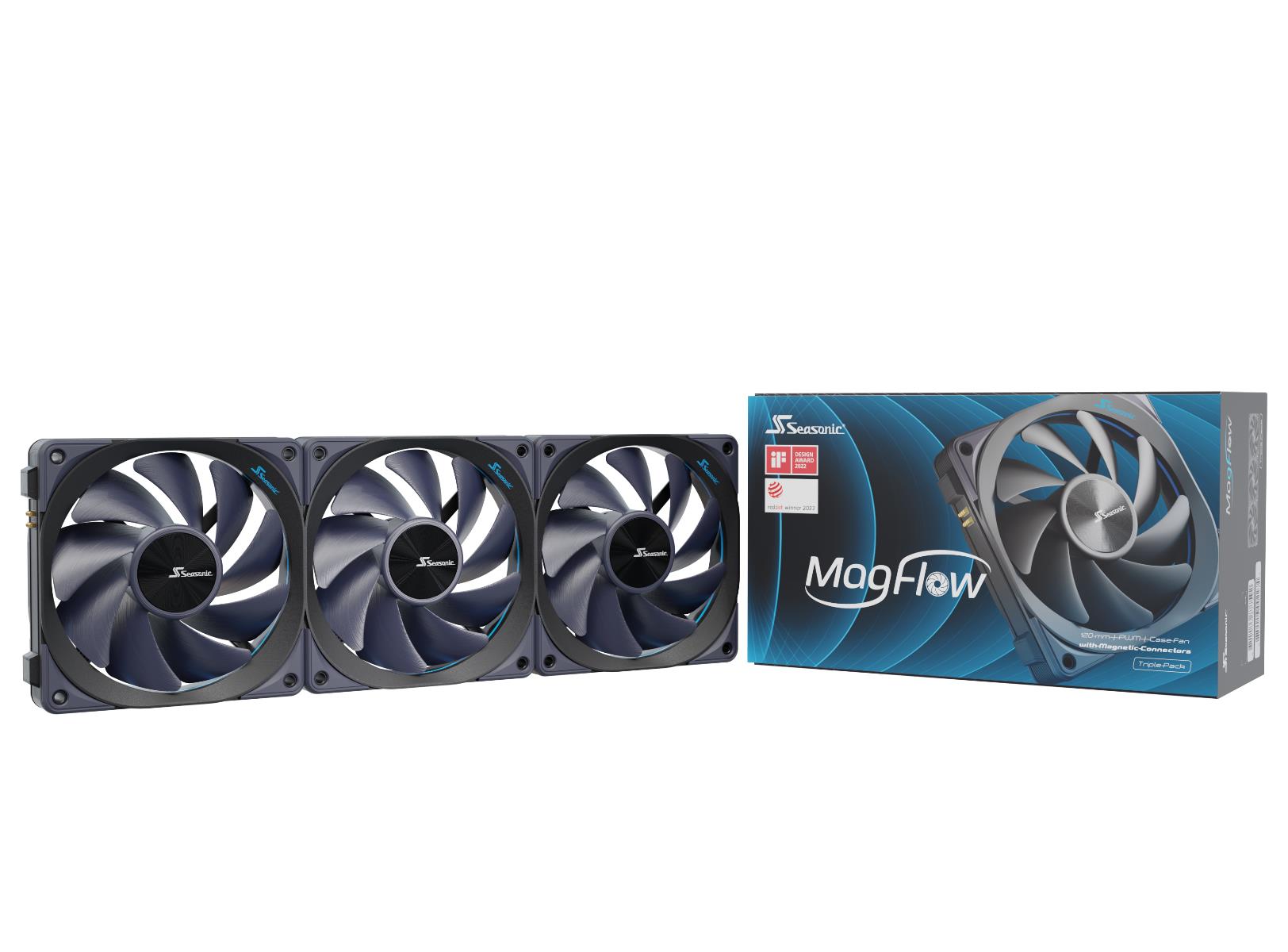 CASE FAN 120MM/3-PACK MAGFLOW-3 SEASONIC