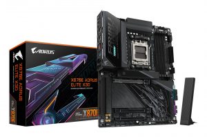 Mainboard GIGABYTE AMD X870E Socket AM5 ATX RAM DDR5-SDRAM 4xSlots Wi-Fi Yes Bluetooth Yes 4xNumber of M.2 (M) slots X870E A ELITE X X870EAELITEX