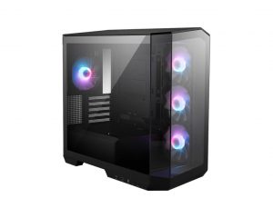 Case MSI MidiTower Case product features Transparent panel Not included MicroATX Colour Black MAGPANOM100RPZ