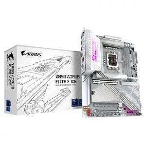 Mainboard GIGABYTE Intel Z890 LGA1851 ATX Memory DDR5 Memory slots 4 1xPCI-Express 4.0 1x 1xPCI-Express 4.0 4x 1xPCI-Express 5.0 16x 5xM.2 4xUSB 2.0 6xUSB 3.2 1xUSB-C w/Thunderbolt 1xOptical S/PDIF 1xRJ45 2xAudio port Z890AELITEXICE