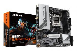 Mainboard GIGABYTE AMD B650 Socket AM5 micro ATX RAM DDR5-SDRAM 4xSlots Wi-Fi Yes Bluetooth Yes 2xNumber of M.2 (M) slots B650M GAMING PLUS WIFI (rev. 1.3) B650MGAMINGPLUSWF1.3