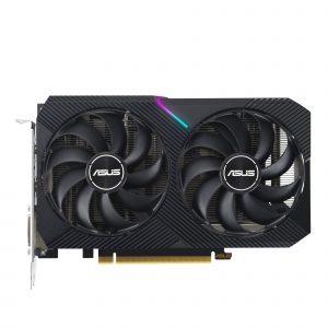 Graphics Card ASUS NVIDIA GeForce RTX 3050 8 GB GDDR6 128 bit PCIE 4.0 16x Dual Slot Fansink 1xDVI-D 1xHDMI 1xDisplayPort DUAL-RTX3050-O8G-V2