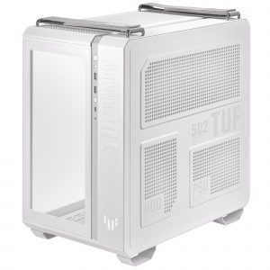 Case ASUS TUF Gaming GT502 MidiTower Case product features Transparent panel Not included ATX MicroATX MiniITX Colour White GAMGT502PLUS/TGARGBWH