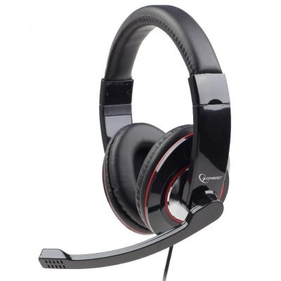 HEADSET STEREO USB BLACK/MHS-U-001 GEMBIRD