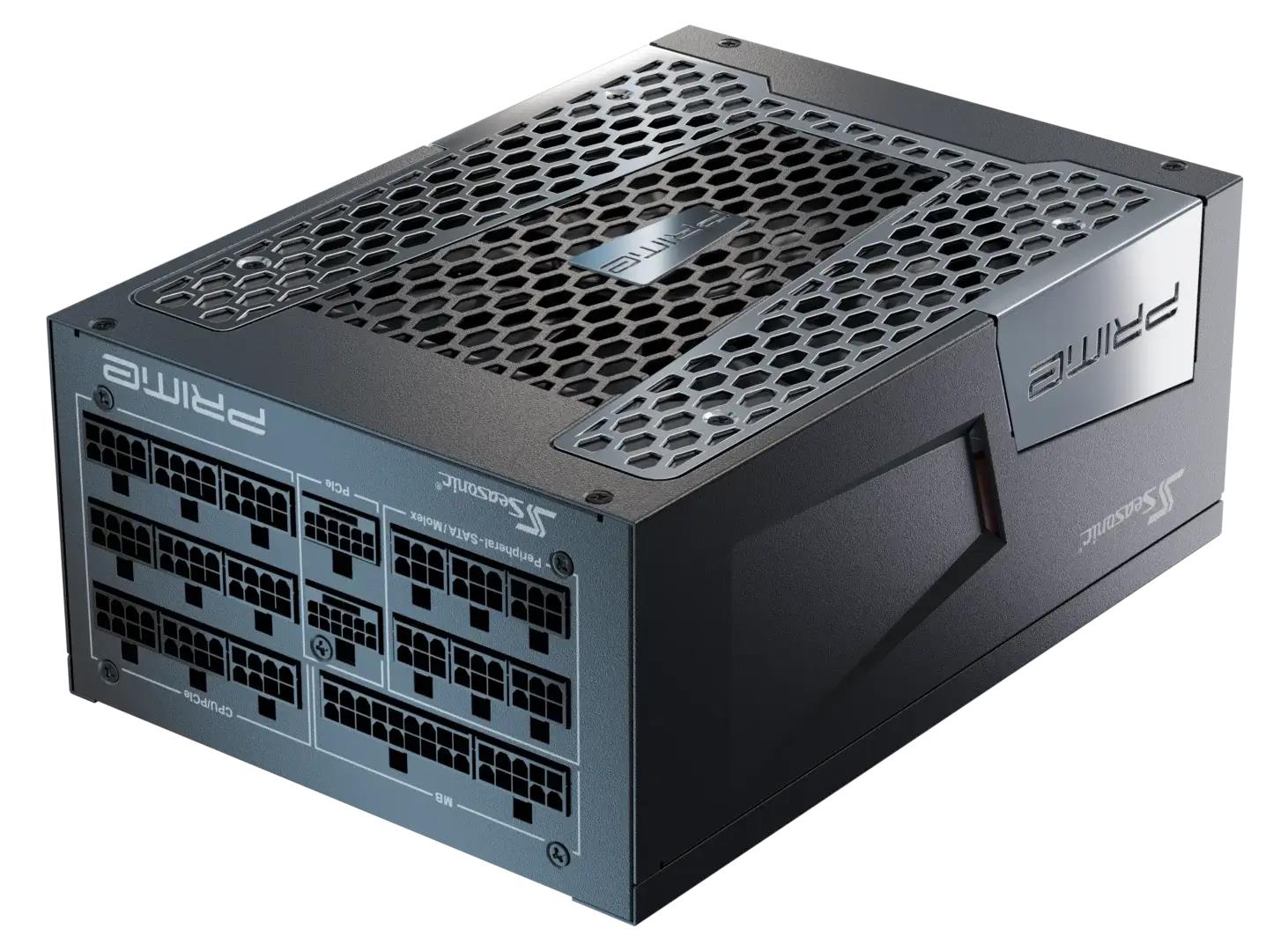 Power Supply SEASONIC PRIME PX ATX 3.1 2200 Watts Efficiency 80 PLUS PLATINIUM MTBF 100000 hours PRIME-PX-2200-ATX30