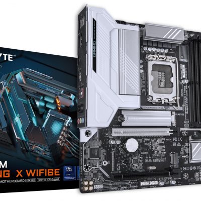 Mainboard GIGABYTE Intel B860 Express LGA1851 Micro-ATX Memory DDR5 Memory slots 4 2xPCI-Express 16x 2xM.2 1xHDMI 1xDisplayPort 1xAudio-In 1xAudio-Out 1xMicrophone 5xUSB 2.0 3xUSB 3.2 1xUSB-C 1xRJ45 B860MGAMINGXWIFI6E1.0