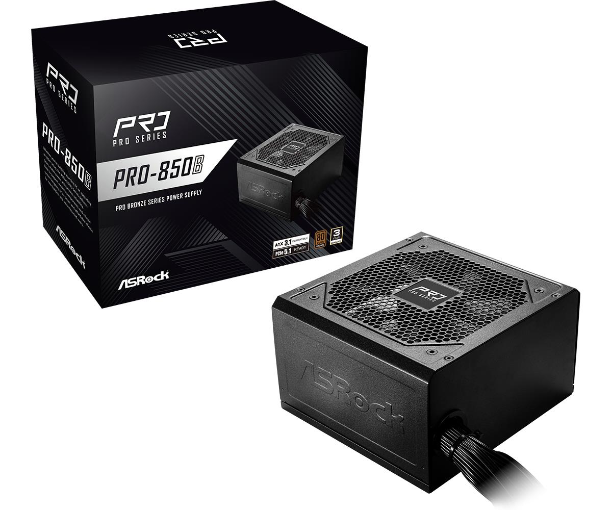 Power Supply ASROCK ATX PC 100 – 240 V 850 W PRO-850B