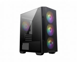 Case MSI MAG FORGE M100R Micro Not included MicroATX MiniITX Colour Black MAGFORGEM100R