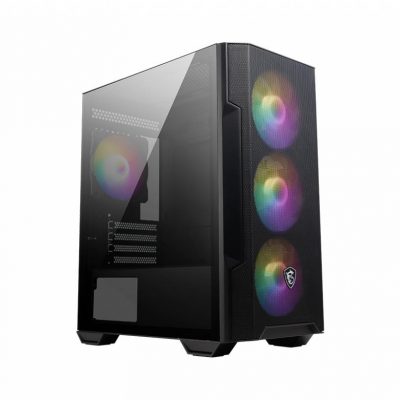 Case MSI MAG FORGE M100R Micro Not included MicroATX MiniITX Colour Black MAGFORGEM100R