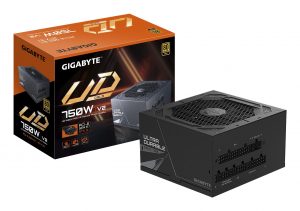 Power Supply GIGABYTE UD750GM PG5 V2 ATX 3.1 750 Watts Efficiency 80 PLUS GOLD PFC Active MTBF 100000 hours GP-UD750GMPG5V2