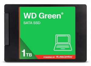 SSD SANDISK Green POWERED BY SANDISK 1000 GB Serial ATA III Read speed 545 MB/s 2.5" WDS100T5G0A-00CPT0