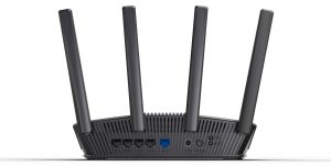 Wireless Router ASUS RT-BE59 BE5000 Wi-Fi 7 (802.11be) Data speed 5000 Mbit/s Ethernet WAN Yes WAN connection type RJ-45 Ethernet LAN Yes 5xLAN ports RT-BE59