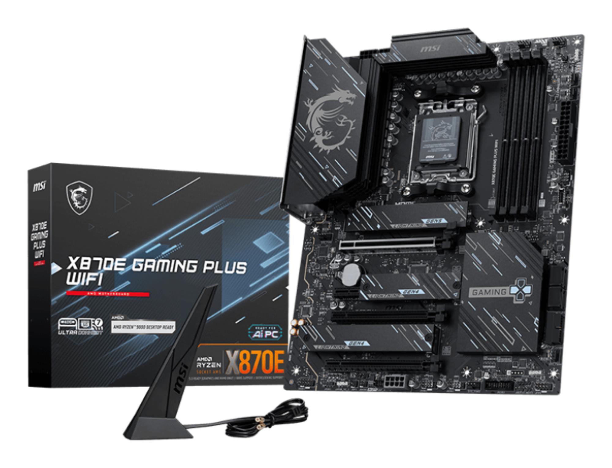 Mainboard MSI AMD X870E SAM5 ATX Memory DDR5 X870EGAMINGPLUSWIFI