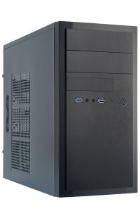 Case CHIEFTEC MiniTower MicroATX Colour Black HT-01B-OP
