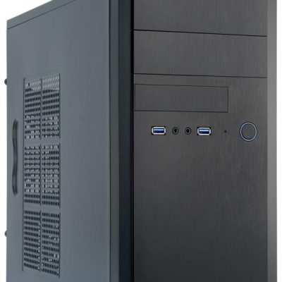 Case CHIEFTEC MiniTower MicroATX Colour Black HT-01B-OP