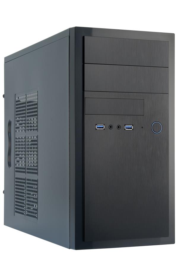 Case CHIEFTEC MiniTower MicroATX Colour Black HT-01B-OP