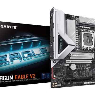 Mainboard GIGABYTE Intel B860 Express LGA1851 Micro-ATX Memory DDR5 Memory slots 2 B860MEAGLEV2
