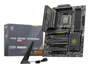 Mainboard MSI AMD X870E SAM5 ATX Memory DDR5 Memory slots 4 3xPCI-Express 16x 4xM.2 1xAudio-In 1xAudio-Out 4xUSB 2.0 2xUSB 3.2 3xUSB-C 1xRJ45 MAGX870ETOMAHAWKWIFI