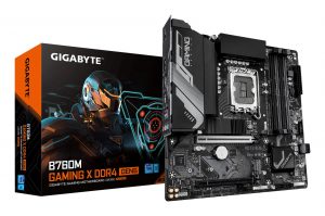 Mainboard GIGABYTE GIGABYTE B760M GAMING X DDR4 GEN5 Intel B760 LGA 1700 micro ATX RAM DDR4-SDRAM 4xSlots 2xNumber of M.2 (M) slots B760MGXDDR4GEN5