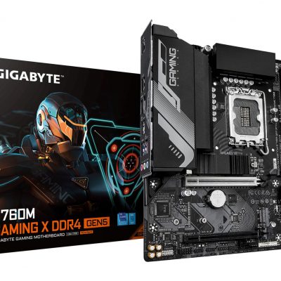 Mainboard GIGABYTE GIGABYTE B760M GAMING X DDR4 GEN5 Intel B760 LGA 1700 micro ATX RAM DDR4-SDRAM 4xSlots 2xNumber of M.2 (M) slots B760MGXDDR4GEN5