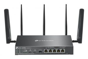 Wireless Router TP-LINK ER706WP-4G Data speed 300 Mbit/s Ethernet WAN Yes DSL WAN Yes SIM card slot Yes WAN connection type RJ-45 Ethernet LAN Yes Dual SIM support Yes 5xLAN ports USB port Yes