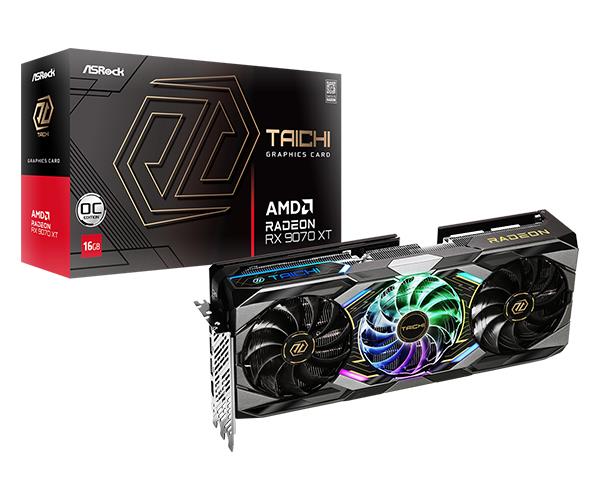 Graphics Card ASROCK AMD Radeon RX 9070 XT 16 GB GDDR6 256 bit PCI Express x16 5.0 Active RX9070XTTC16GO