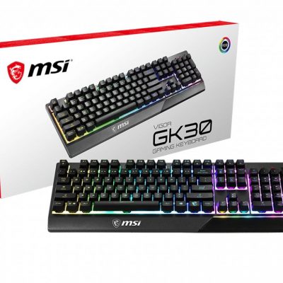 KEYBOARD GAMING BLACK ENG/VIGOR GK30 US MSI