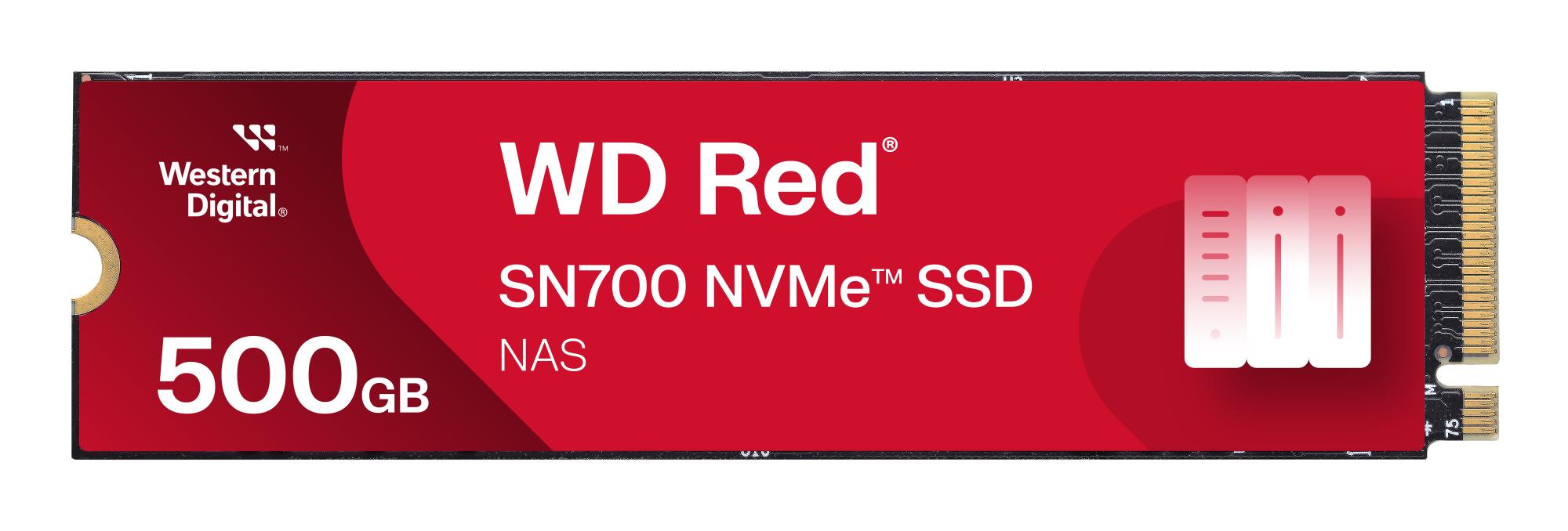 SSD SANDISK 1000xTBW rating MTBF 1750000 h Read speed 3430 MB/s Write speed 2600 MB/s NVMe Yes PCI Express 3.0 M.2 500 GB POWERED BY SANDISK Red SN700 WDS500G1R0C