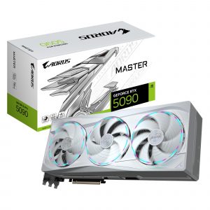 Graphics Card GIGABYTE NVIDIA GeForce RTX 5090 32 GB GDDR7 512 bit PCIE 5.0 16x GPU 2655 MHz Triple slot Fansink 1xHDMI 3xDisplayPort GV-N5090AORUSMICE-32GD
