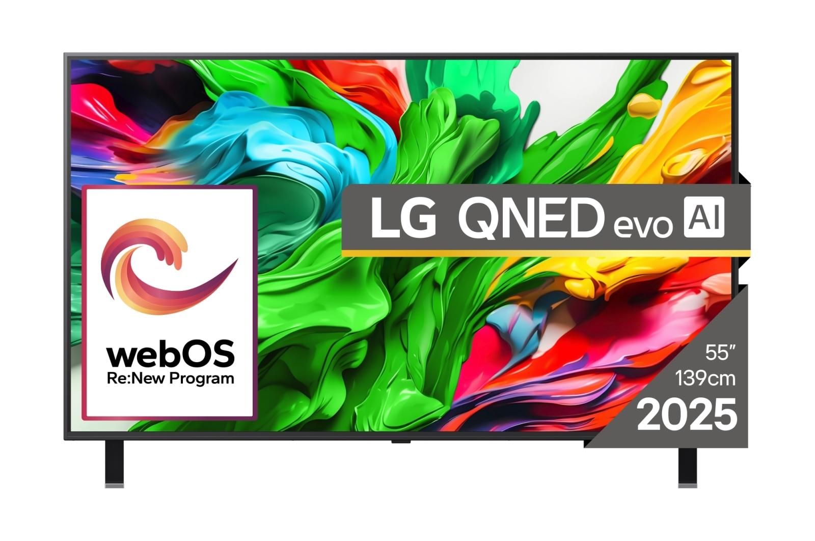 TV Set LG 55 " 4K Ultra HD 3840 x 2160 pixels Flat 16:9 QNED evo 55QNED85A3C