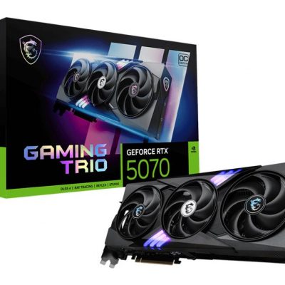 Graphics Card MSI NVIDIA GeForce RTX 5070 12 GB GDDR7 192 bit PCIE 5.0 16x Triple slot Fansink 1xHDMI 3xDisplayPort RTX507012GGAMTRIOOC
