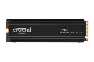 SSD CRUCIAL T700 4TB M.2 PCIe Gen5 NVMe TLC Write speed 11800 MBytes/sec Read speed 12400 MBytes/sec TBW 2400 TB CT4000T700SSD5