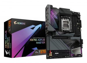 Mainboard GIGABYTE AMD X870E SAM5 ATX Memory DDR5 Memory slots 4 1xPCI-Express 3.0 4x 1xPCI-Express 4.0 4x 1xPCI-Express 5.0 16x 4xM.2 1xHDMI 2xUSB 2.0 8xUSB 3.2 2xUSB-C 1xOptical S/PDIF 1xRJ45 2xAudio port X870EAORUSMASTER