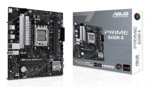 Mainboard ASUS AMD B650 SAM5 Micro-ATX Memory DDR5 Memory slots 2 1xPCI-Express 4.0 1x 2xPCI-Express 4.0 16x 2xM.2 1xHDMI 4xUSB 2.0 2xUSB 3.2 1xRJ45 3xAudio port PRIMEB650M-R