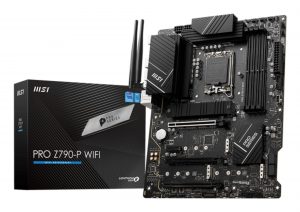 Mainboard MSI Intel Z790 LGA1700 ATX Memory DDR5 Memory slots 4 1xPCI-Express 1x 3xPCI-Express 16x 4xM.2 1xHDMI 1xDisplayPort 4xUSB 2.0 3xUSB 3.2 1xUSB-C 1xPS/2 6xAudio port PROZ790-PWIFI