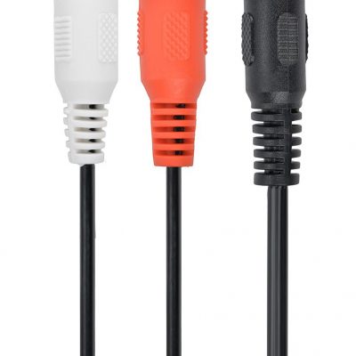 CABLE AUDIO 3.5MM TO 2RCA 0.2M/CCA-458/0.2 GEMBIRD