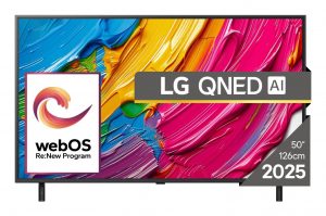 TV Set LG 43" 4K/Smart 3840x2160 Wireless LAN webOS Black 43QNED80A3A