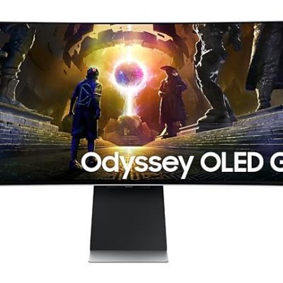 Monitor SAMSUNG 34" Gaming/Smart/Curved/21 : 9 Panel OLED 3440x1440 21:9 175Hz 0.03 ms Speakers Swivel Height adjustable Tilt LS34DG850SUXDU