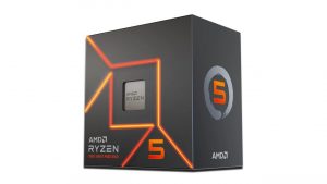 CPU AMD Desktop Ryzen 5 7600 Raphael AM5 3800 MHz Cores 6 32MB Socket SAM5 65 Watts GPU Radeon BOX 100-100001015BOX