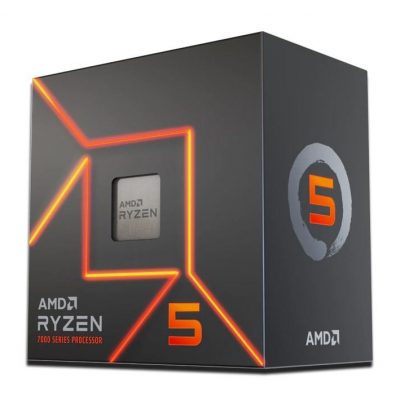 CPU AMD Desktop Ryzen 5 7600 Raphael AM5 3800 MHz Cores 6 32MB Socket SAM5 65 Watts GPU Radeon BOX 100-100001015BOX