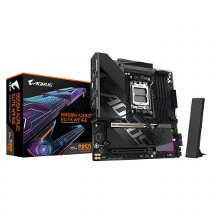 Mainboard GIGABYTE AMD B850 Socket AM5 micro ATX RAM DDR5-SDRAM 4xSlots Wi-Fi Yes Bluetooth Yes 2xNumber of M.2 (M) slots B850M AORUS ELITE WIFI6E (rev. 1.x) B850MAELTWF6E1.1