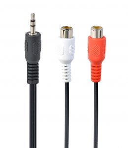 CABLE AUDIO 3.5MM TO 2RCA/SOCKET CCA-406 GEMBIRD