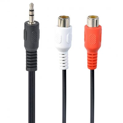 CABLE AUDIO 3.5MM TO 2RCA/SOCKET CCA-406 GEMBIRD
