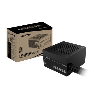 Power Supply GIGABYTE 550 Watts Efficiency 80 PLUS SILVER PFC Active MTBF 100000 hours GP-P550SS