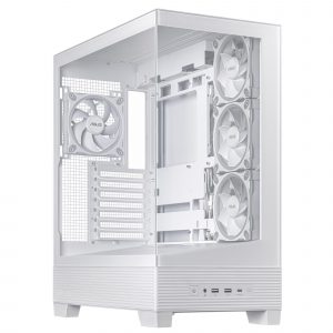 Case ASUS ASUS A31 PLUS Case MidiTower Case product features Transparent panel ATX BTX MicroATX MiniITX Colour White A31PLUSTGARGBWHITE