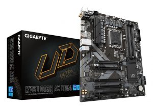 Mainboard GIGABYTE Intel B760 Express LGA1700 ATX Memory DDR4 Memory slots 4 4xPCI-Express 3.0 1x 1xPCI-Express 4.0 16x 2xM.2 1xHDMI 1xDisplayPort 2xAudio-In 1xAudio-Out 4xUSB 2.0 1xUSB 3.2 1xUSB-C 1xPS/2 1xRJ45 2xRF-Out B760DS3HAXDDR41.2