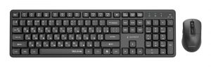 KEYBOARD +MOUSE WRL CYRILLIC/BLACK KBS-WMS-01-CYRL GEMBIRD