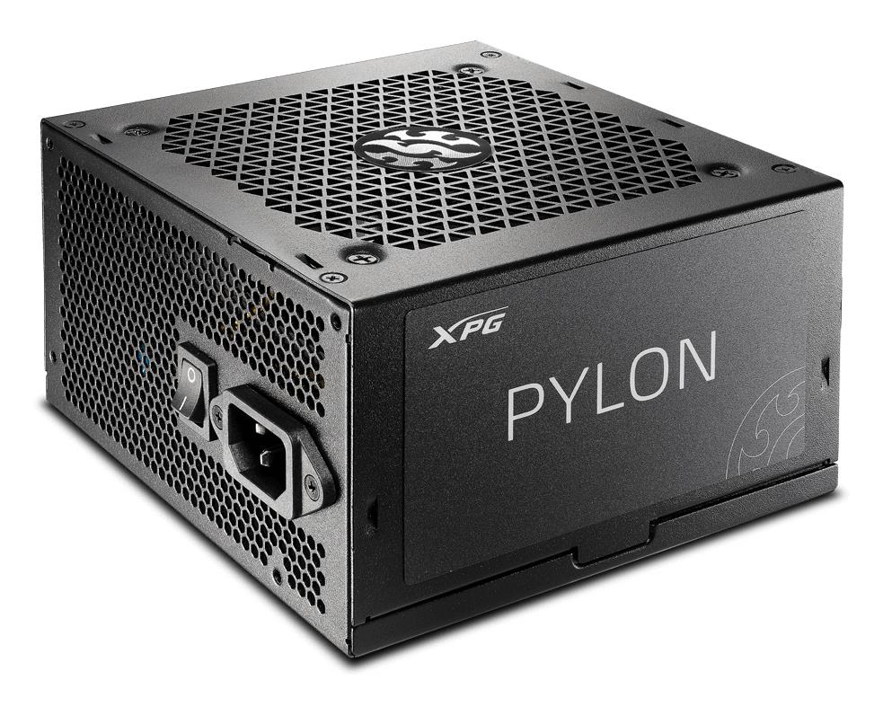 Power Supply ADATA PYLON Power Supply Unit 550 Watts Efficiency 80 PLUS BRONZE PYLON550B-BKCEU