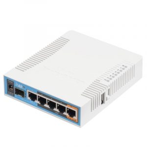 Wireless Router MIKROTIK IEEE 802.11a IEEE 802.11b IEEE 802.11g IEEE 802.11n IEEE 802.11ac USB 2.0 5x10/100/1000M RB962UIGS-5HACT2HNT